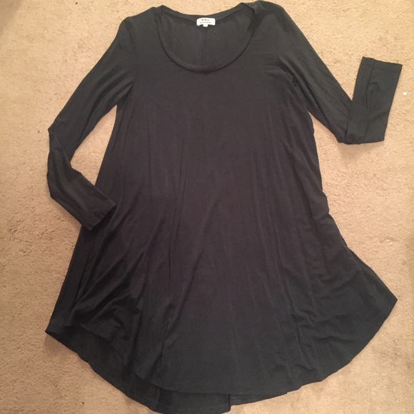 Dark green PIKO swing dress - Picture 2 of 5